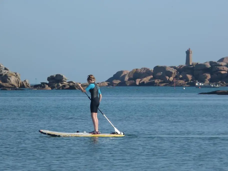 شقة Appt Perros Guirec Sur Plage Trestraou Et Cote Granit Rose